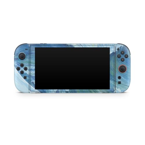 Glossy Glitter Gaming Skin Compatible with Nintendo Switch 2 Console Only - Perfect Wave - Premium 3M Vinyl Protective Wrap Decal Cover - Easy to Apply | Crafted in The USA by MightySkins - color: Perfect Wave, size: Switch 2 Console Skin Only, style: Glo