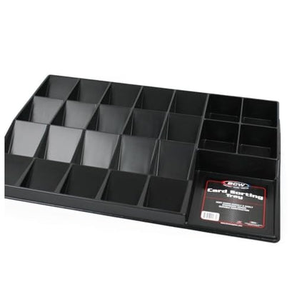 BCW Card Sorting Tray - 1 ct | 24-Cell Trading Card Organizer for TCG & Sports Cards | Ideal for Pokémon, Baseball, and Magic | Lightweight Card Sorter Tray - style: Single