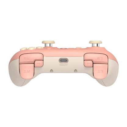 8BitDo Ultimate 2C Wired Controller for Windows PC and Android, with 1000Hz Polling Rate, Hall Effect Joysticks and Hall Triggers, and Remappable L4/R4 Bumpers (Peach) - color: Peach