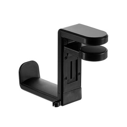 Headphone Stand Holder 360 Degree Adjustable Clamp Desk Hook Clamp 0.39"-1.65" Clamping Range PC Gaming Headset Stand for Headphone Earphone, Black