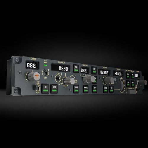 Full Size Flight Controller Panel Mcp Real Aircraft Operation General Aviation Simulator Flights Computer Plug And Play Usb Compatible With Pc Game Simulators For Flight Sim Enthusiasts