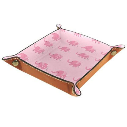 Pink Elephants Dice Tray Dice Rolling Tray Folding Dice Holder for Dice Games, Like RPG, DND and Other Table Games - color: Multi 18