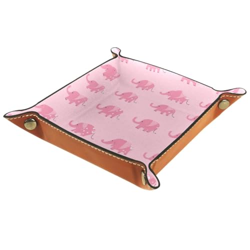 Pink Elephants Dice Tray Dice Rolling Tray Folding Dice Holder for Dice Games, Like RPG, DND and Other Table Games - color: Multi 18