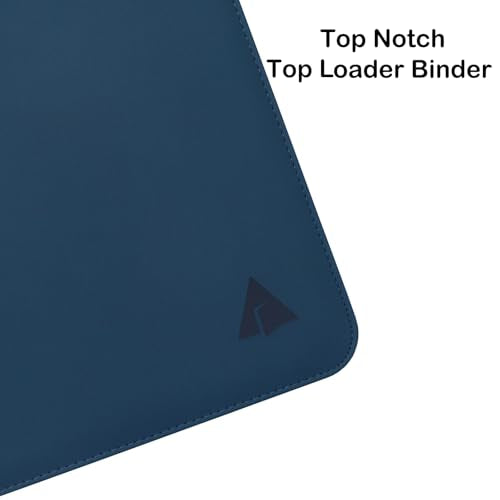 Top loader Binder, Holds 432 Top Loaders, 9 Pockets Top Loader Binder with Sleeves for Cards in 3'' x 4'' Top loaders -Blue - color: Blue