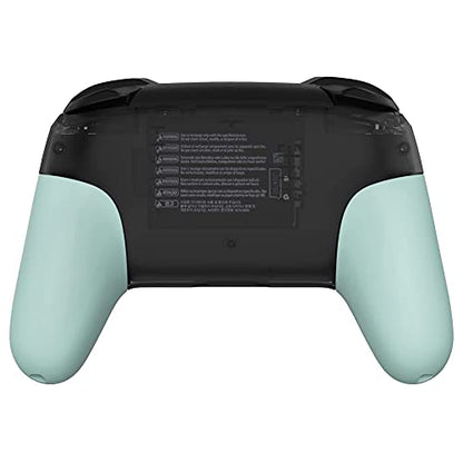 eXtremeRate Light Cyan Replacement Handle Grips for Nintendo Switch Pro Controller, DIY Custom Hand Grip Shell for Nintendo Switch Pro Controller - Controller NOT Included - color: Light Cyan