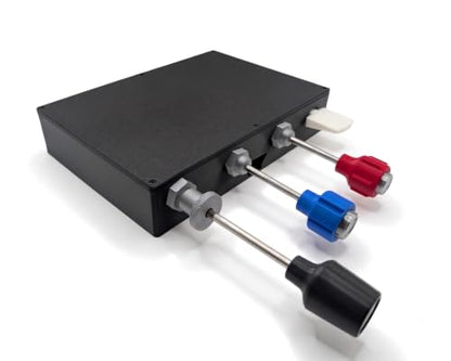 Flight Sim Stuff - Vernier Controls - Throttle, Prop, Mixture and Flaps | True Vernier Prop and Mixture Controls, Throttle Friction Lock, Flaps Control