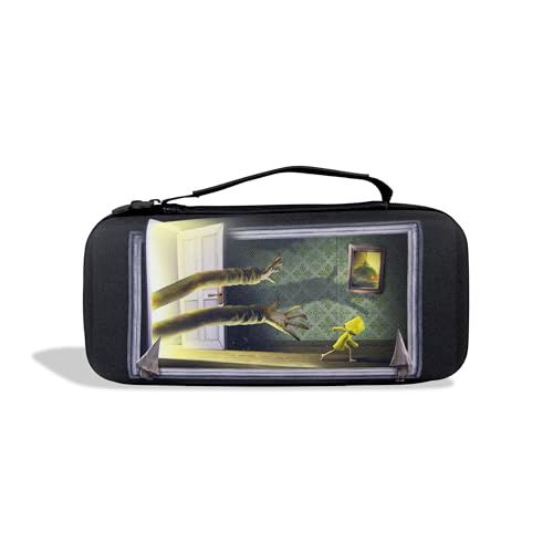Sonix Carrying Case for Nintendo Switch 2, Switch 1, Lite, OLED, Protective Travel Case with Game Cartridge Storage - color: Little Nightmares