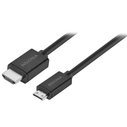 INSIGNIA Universal Video & Audio Cables and Adapters – HDMI, DisplayPort, USB-C, Mini HDMI, Mini DisplayPort & RCA Converter, 4K/8K High-Speed Options for TV (Mini HDMI to HDMI Cable, 4 ft) - size: 4 ft, style: Mini HDMI to HDMI Cable
