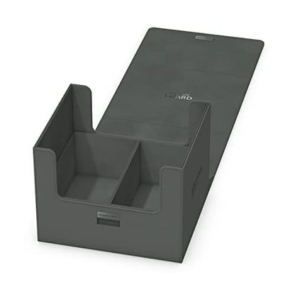 Ultimate Guard Minthive 30+, Deck Case for 30 Magnetic Card Cases, Perfect Storage for Graded Cards, Grey, Secure Closure & Snaplock Mechanism - color: Grey