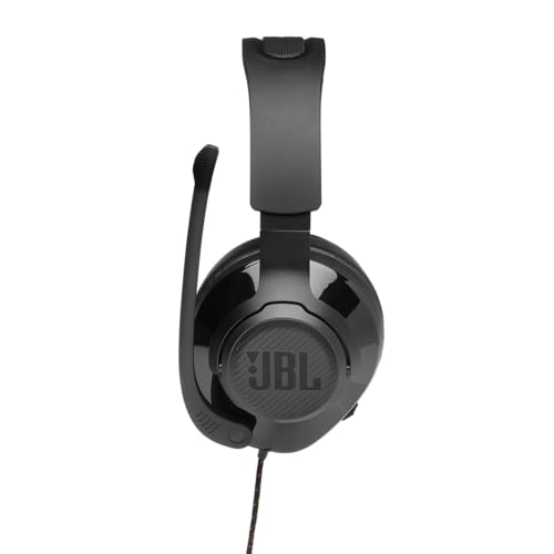 JBL Quantum 200 - Wired Over-Ear Gaming Headset with Voice Focus Directional flip-up mic and Memory Foam Ear Cushions (Black),(Pack of 4) - size: Large (Pack of 4)