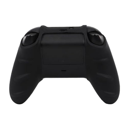 Pixelated Skull Controller Skin Compatible with Xbox Series X Wireless Controller, RALAN Protector Case， Customised Thumb Grips Cap - color: Pixelated Skull Black Blue