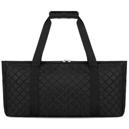 PiPiCat 2026 Complete American Mahjong Set, 166 Tiles (30mm) with 31.5x31.5in Mat One-Click Flip Reinforced 18-Inch Rack/Pushers Shockproof Bag & 6 Spare (Black) - color: Black