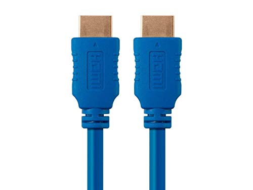 Monoprice 4K High Speed HDMI Cable - HDMI 2.0, 4K@60Hz, HDR, HDR10, Dolby Vision, 18Gbps, YUV 4:4:4, 28AWG, With Ferrite Cores, 1.5 Feet, Black