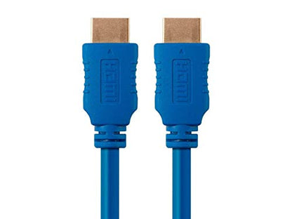 Monoprice 4K High Speed HDMI Cable - HDMI 2.0, 4K@60Hz, HDR, HDR10, Dolby Vision, 18Gbps, YUV 4:4:4, 28AWG, With Ferrite Cores, 1.5 Feet, Black