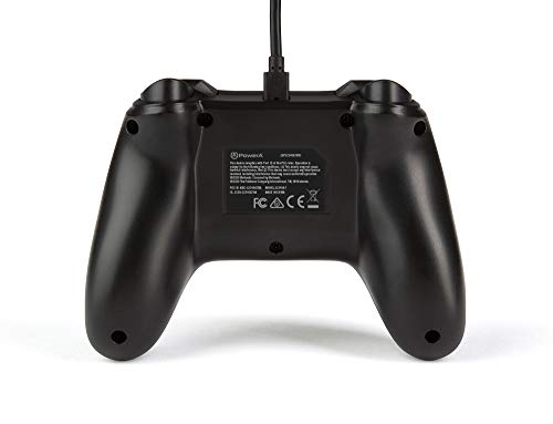 PowerA Nintendo Switch Wired Controller - Black, Detachable 10ft USB Cable, No Battery Required, Officially Licensed By Nintendo - color: Black