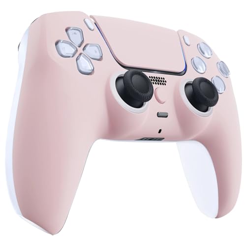 Custom Controllerzz Custom Wireless Controller Compatible with PS5 - Multiple Designs Available (Baby Pink) - color: Baby Pink