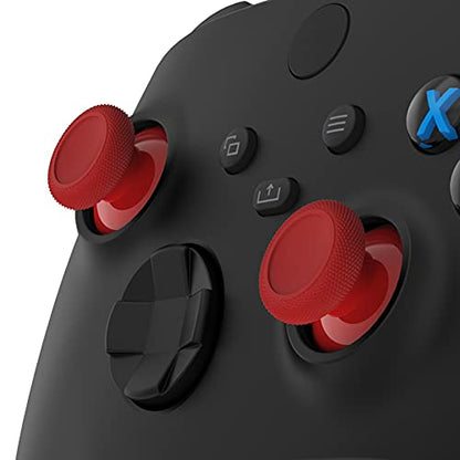 eXtremeRate Replacement Thumbsticks for Xbox Series X & S, Joysticks Repair Kit for Xbox Wireless Controller, Custom Analog Stick Buttons for Xbox One S/X/Elite Controller - Carmine Red - color: Carmine Red