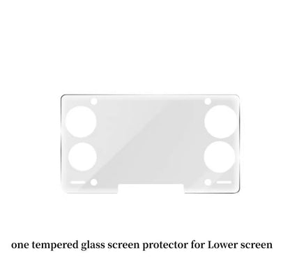 Screen Protector Compatible with AYN THOR Handheld Console, Tempered Glass for Dual Screens, Scratch-Resistant, High-Definition (2, Upper+Lower Screen Protector) - size: Upper+Lower Screen Protector