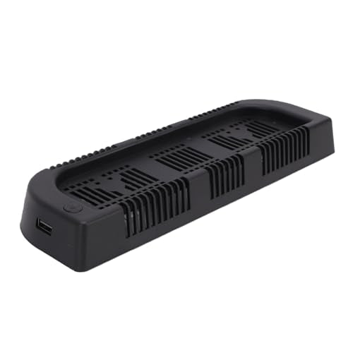 Sanpyl Cooling Fan for 2, Dual Fan RGB LED Dock Cooler, Efficient Heat Dissipation Plug and Play Cooling Stand, USB Powered Console Cooler with Silent
