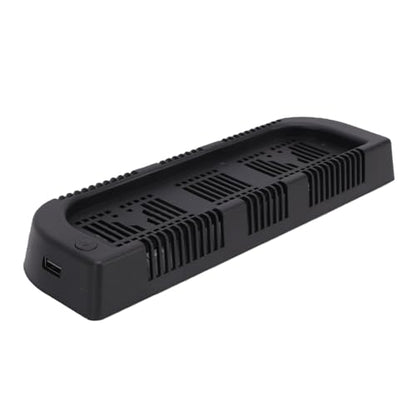 Sanpyl Cooling Fan for 2, Dual Fan RGB LED Dock Cooler, Efficient Heat Dissipation Plug and Play Cooling Stand, USB Powered Console Cooler with Silent