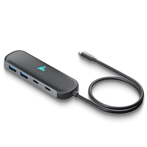 Type C To 2 Port Type C & 2 Port Wozoyo USB 3.2 Hub, Data Transfer Upto 5Gbps, Plug & Play, Multiport Type C Hub With 30cm Cable, Compatible With MacBook,Tablet, Smartphones And Type C Enabled Devices - style: Type C to 2 USB + 2 Type C