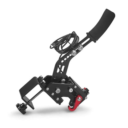 64Bit PC/PS4/PS5 USB Handbrake Upgrade SIM Racing Games Handbrake,Only compatible with Windows 10,PC USB all Steering wheel available,1.8M Cable/With Fixing Clip/Reinforced Spring