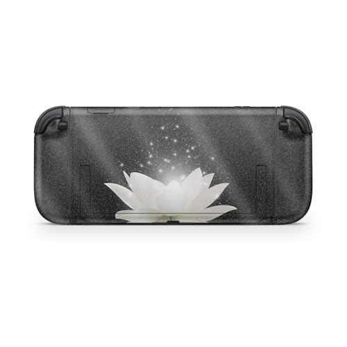 Glossy Glitter Gaming Skin Compatible with Nintendo Switch 2 Console Only - Twilight Lotus - Premium 3M Vinyl Protective Wrap Decal Cover - Easy to Apply | Crafted in The USA by MightySkins - color: Twilight Lotus, size: Switch 2 Console Skin Only, style: