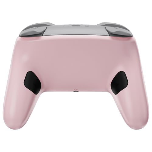 eXtremeRate Bottom Shell for Nintendo Switch 2 Pro, Cherry Blossoms Pink | Custom DIY Rear Back Plate Housing Replacement Cover Case for Nintendo Switch 2 Pro Controller - color: Cherry Blossoms Pink