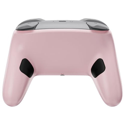 eXtremeRate Bottom Shell for Nintendo Switch 2 Pro, Cherry Blossoms Pink | Custom DIY Rear Back Plate Housing Replacement Cover Case for Nintendo Switch 2 Pro Controller - color: Cherry Blossoms Pink