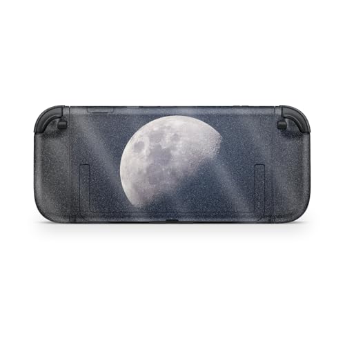 Glossy Glitter Gaming Skin Compatible with Nintendo Switch 2 Console Only - Moon - Premium 3M Vinyl Protective Wrap Decal Cover - Easy to Apply | Crafted in The USA by MightySkins - color: Moon, size: Switch 2 Console Skin Only, style: Glossy Glitter Fini