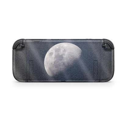 Glossy Glitter Gaming Skin Compatible with Nintendo Switch 2 Console Only - Moon - Premium 3M Vinyl Protective Wrap Decal Cover - Easy to Apply | Crafted in The USA by MightySkins - color: Moon, size: Switch 2 Console Skin Only, style: Glossy Glitter Fini