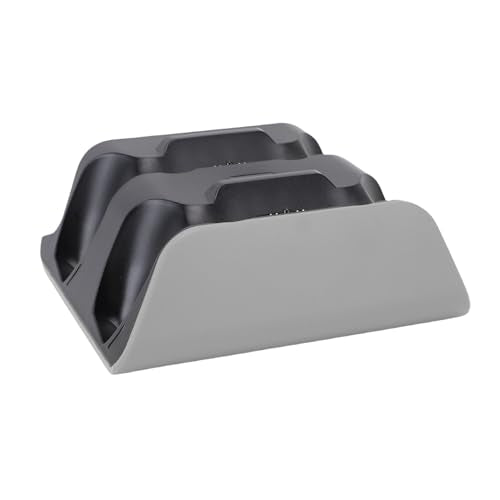 Edge Controller Charging Station, Dual Game Console Charger Dock with Storage Stand & USB Cable, Gray Black Charging Dock for Xbox Series X S - color: Gray Black