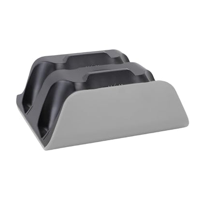 Edge Controller Charging Station, Dual Game Console Charger Dock with Storage Stand & USB Cable, Gray Black Charging Dock for Xbox Series X S - color: Gray Black