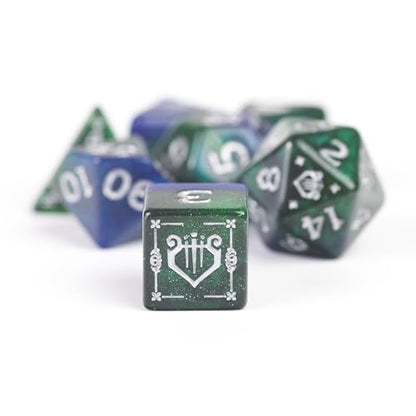 D&D Adventure Dice (Bard Class: Blue) - style: Bard Class: Blue