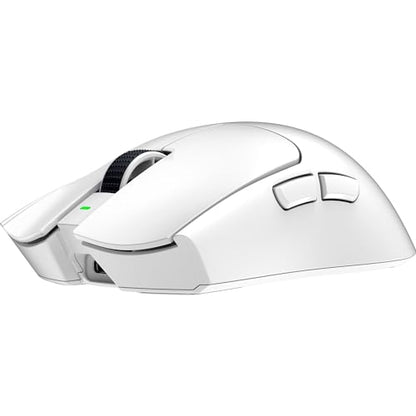 Razer Viper V3 Pro Wireless Esports Gaming Mouse: Symmetrical - 55g Lightweight - 8K Polling - 35K DPI Optical Sensor - Gen3 Optical Switches - 8 Programmable Buttons - 95 Hr Battery - White - color: White, style: 8000 Hz Polling