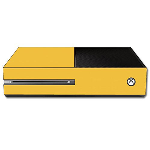MightySkins Skin Compatible with Microsoft Xbox One - Solid Marigold | Protective, Durable, and Unique Vinyl Decal wrap Cover | Easy to Apply, Remove, and Change Styles | Made in The USA - color: Marigold