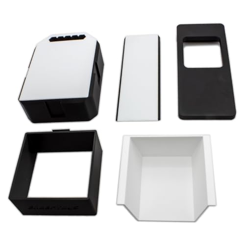 EnderToys MTG Card Scanner - Scan Station Deluxe - TCG Sleeved & Unsleeved | Trading Card Scanner Sorting Tray MTG Scanner - color: Scan Station Deluxe Set - Black