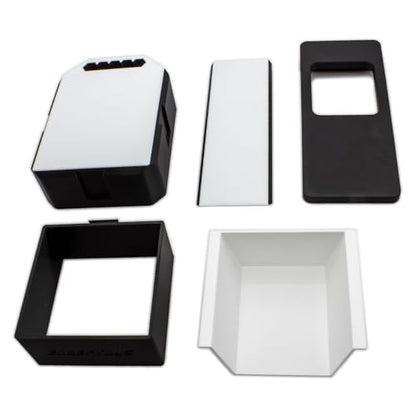EnderToys MTG Card Scanner - Scan Station Deluxe - TCG Sleeved & Unsleeved | Trading Card Scanner Sorting Tray MTG Scanner - color: Scan Station Deluxe Set - Black