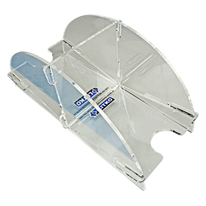 LITKO Standard Card Deck Holder | Draw & Discard, 75-100 | US/EU 70x100mm | Playing card tray for Magic, Pokémon & TCGs | Angled finger notch | Snap-fit, no glue | Laser-cut acrylic - color: Clear, size: Holds 75-100 Standard Cards. Draw & Discard Piles