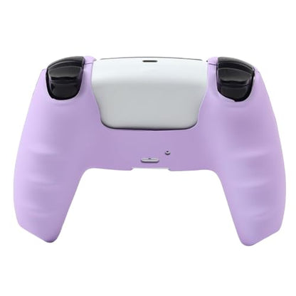 Cat Among Blossoming Branches Controller Skin Cover Compatible with PS5/Playstation 5 Controller, RALAN Protector Case Customised Thumb Grip - color: Cat Purple