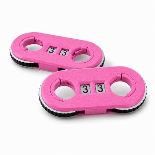 2 Pack MTG Life Counter - HP Tracker with Tracking Card SlotMTG Tabletop RPG(not inclouded dice Inside) Dungeons and Dragons(2 Pack Pink) - color: Color a