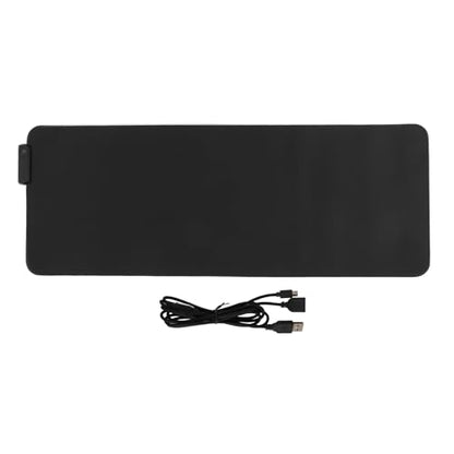 Extra Large RGB Gaming Mouse Pad, RGB Mousepad with 14 Lighting Modes, Extended LED Desk Mat for Keyboard and Mouse, 800 x 300mm Anti Slip Rubber Base with USB Powered