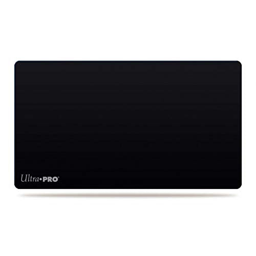 Ultra PRO Playmat for Card Games and Workstations, Solid Black, 84082