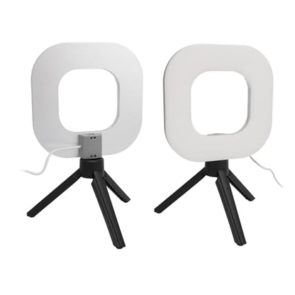 USB Video Light with 10 Brightness Levels and 5 Color Temperatures 1500lm 72 LED Clip On Laptop Lamp with Tripod for Live Streaming Makeup Video Conferencing