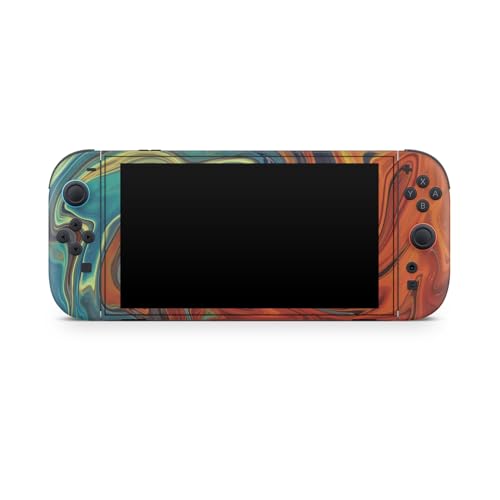 Gaming Skin Compatible with Nintendo Switch 2 Console Only - Lava Water - Premium 3M Vinyl Protective Wrap Decal Cover - Easy to Apply | Crafted in The USA by MightySkins - color: Lava Water, size: Switch 2 Console Skin Only, style: Matte Finish