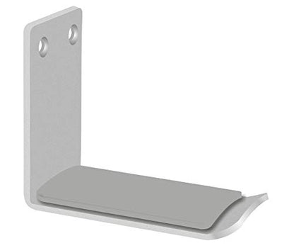 Headphone Stand Holder Stick-On Adhesive Hooks Under-Desk Earphone Stand Headset Hanger Mount 2 Pack Aluminum Wallmount Hook Clamp Headphone Desk Hanger (2 silver)