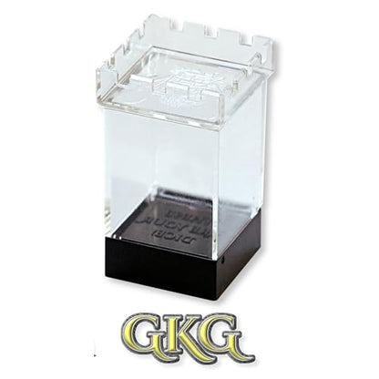 Gate Keeper Games and Dice: Aether Dice: Amethyst - 7pc Set, Purple & White Glitter Swirl, 7 Resin Dice for Role Playing Games - style: Amethyst
