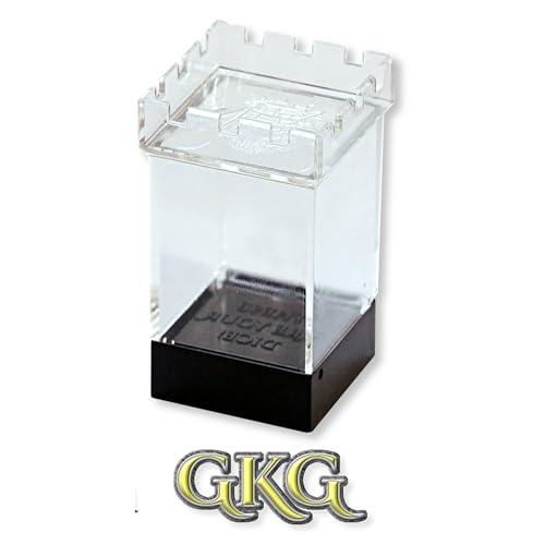 Gate Keeper Games and Dice: Halfsies Dice: Fire & Dice - 7pc Set, Flame Orange & Frost Blue, Pearlescent Swirl, 7 Resin Dice for Role Playing Games - style: Fire & Dice