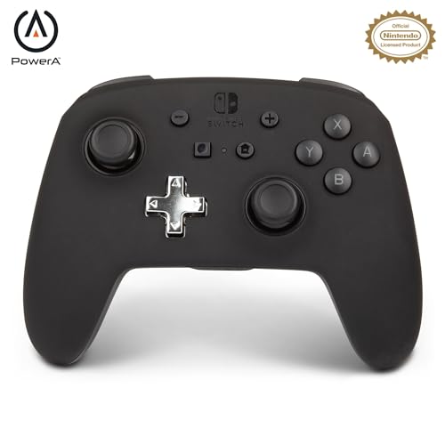 PowerA Enhanced Wireless Controller for Nintendo Switch/Switch 2 / Switch Lite/OLED Model - Black - Gamepad, game controller, Officially Licensed - color: Black