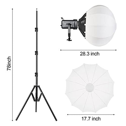 GVM 150W RGB Video Light Kit, 2700K~7500K Bi-Color LED Video Light Photography Studio Lighting Kit with Lantern Softbox & Stand, Continuous Output Lighting Kit with 8 Lighting Effects, CRI 97+ - size: 150W